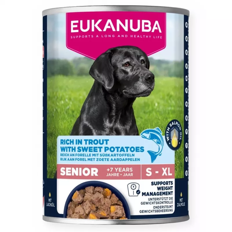 Šlapias šunų maistas Eukanuba EUK DOG CAN LC SR AB TRUT&SWPT 400g