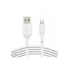 Belkin PVC USB-A į Ligh tning 2m balta