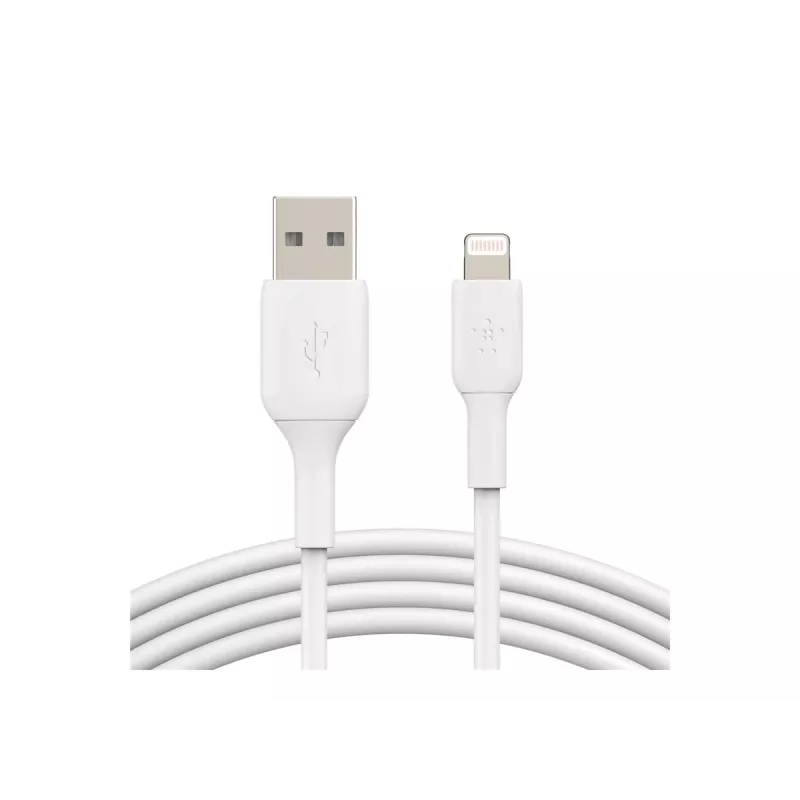 Belkin PVC USB-A į Ligh tning 2m balta