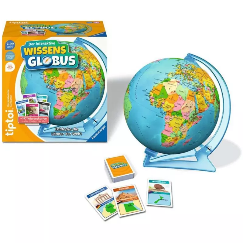 Edukacinis žaislas Ravensburger tiptoi Interaktyvus žinių gaublys
