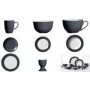 Desertinė lėkštė ritzenhoff & breker DOPPIO ANTHRAZIT 205 mm porcelianas, rinkinys 6 vnt.