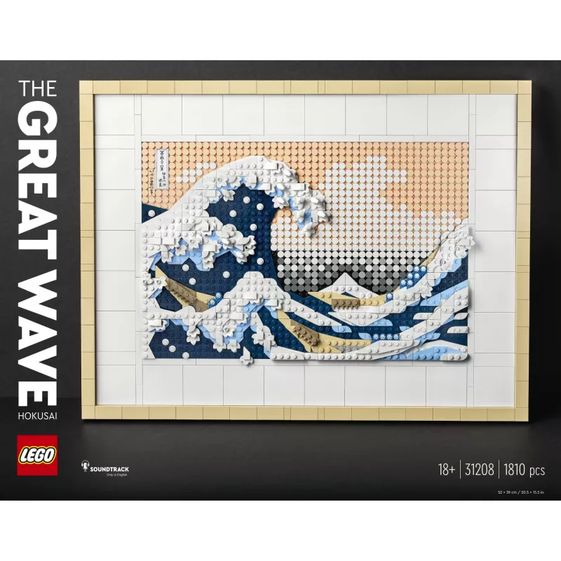 LEGO ART 31208 Hokusai. The great wave in Kanagawa