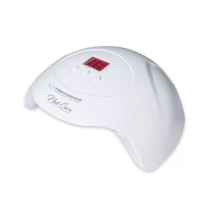 Nagų džiovyklė ESPERANZA EBN010 36W UV+LED, 15 lempų, balta, įmontuotas ekranas, judesio jutiklis