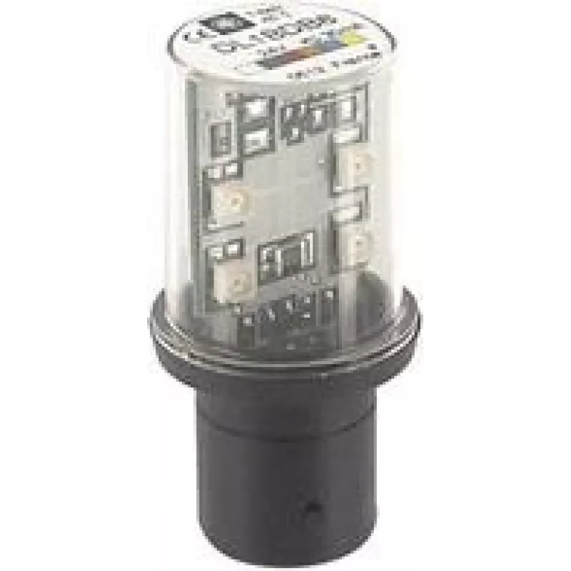 LED indikatorius Schneider Electric DL1BDB8 24V, skirtas valdymo skydams ir mašinoms