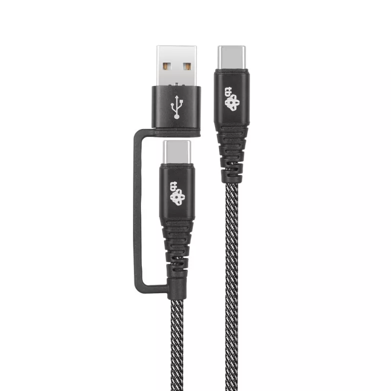 USB A į C kabelis TB AKTBXKUCTOA120B 1,2 m, juodas