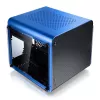 Mini-ITX korpusas RAIJINTEK METIS EVO TG — grūdintas stiklas, mėlynas