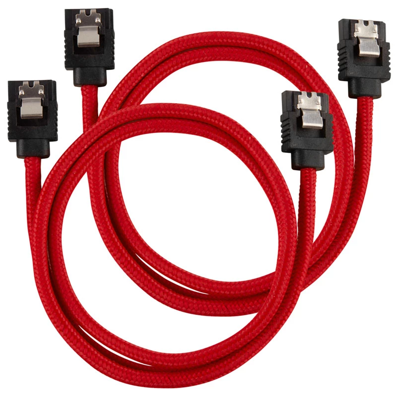 SATA laidas Corsair CC-8900254 0.6 m juoda raudona