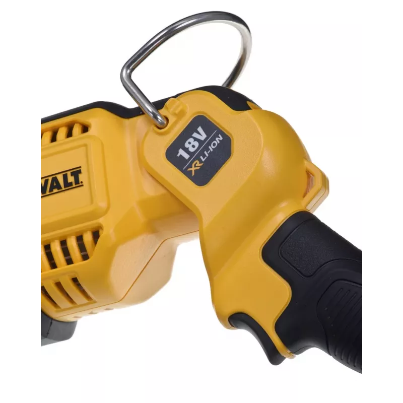 Pakabinamas darbinis žibintas DeWalt DCL043-XJ, LED 1000 lm, 3 lemputės, 90° spindulys, geltonas/juodas