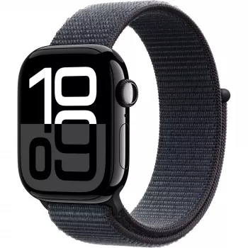 Apple Watch 10 42mm GPS+4G Alu Sport Loop Jet Juoda/Ink