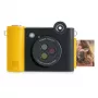 Momentinio spausdinimo fotoaparatas Kodak SMILE+ 2x3 Juoda — nešiojamas momentinis fotoaparatas su 2×3 spaudiniais
