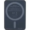 Ferrari Galiabank FEPB5MNCAK 15W 5000mAh Juoda/Juoda Metal Logo MagSafe