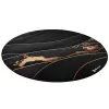 Grindų kilimėlis Arozzi Zona Round Floor Pad — juoda/auksinė, apvalus apsauginis kilimėlis grindims