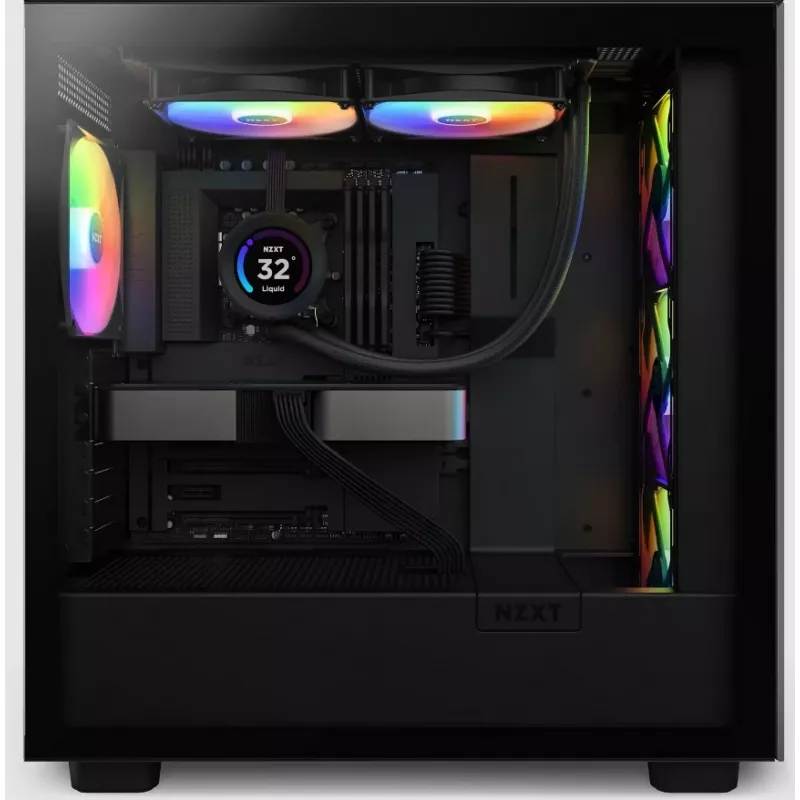 Skysčio aušintuvas NZXT Kraken Elite 280 RGB 14 cm juodas