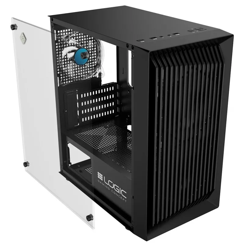 Kompiuterio korpusas Logic Concept Atos AM-ATOS-10-0000000-0002 ATX juodas
