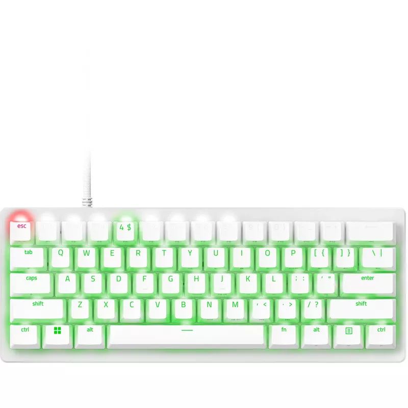 Razer Huntsman V3 Pro Mini - Balta - German Layout P - klaviatūra - optical (RZ03-04992000-R3G1)