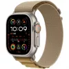 Band Apple 49mm Tan Alpine Loop Small Natural Titanium Finish