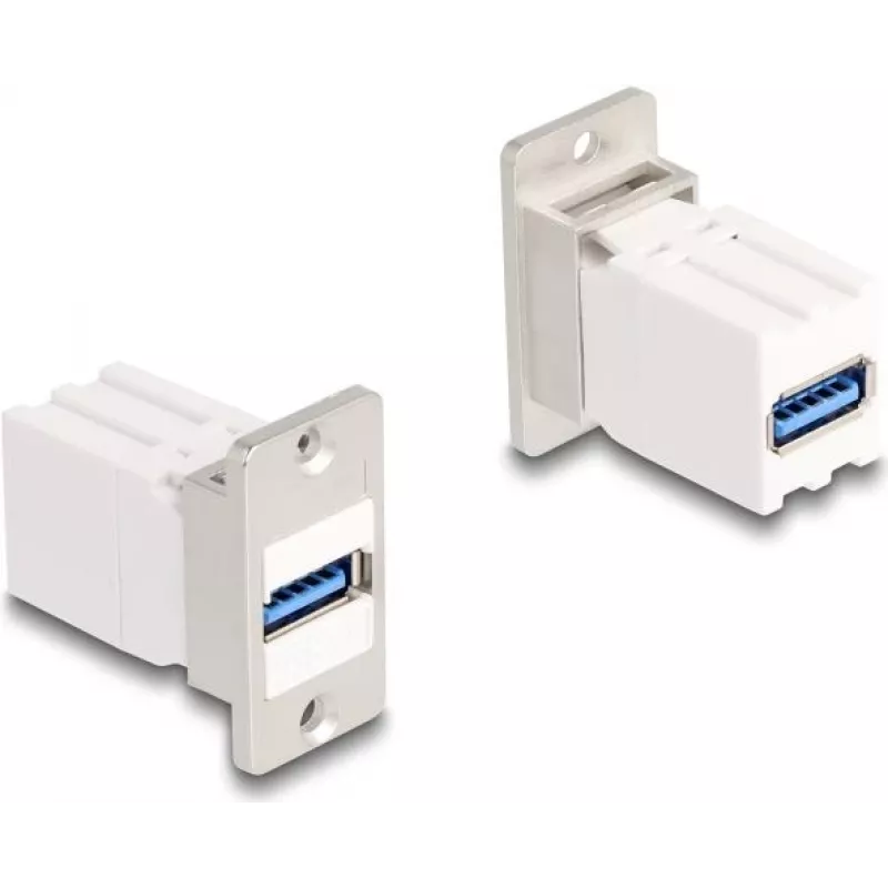 DeLOCK skydo montavimo Keystone modulio jungtis USB 5 Gbps A tipo lizdas į A tipo lizdą