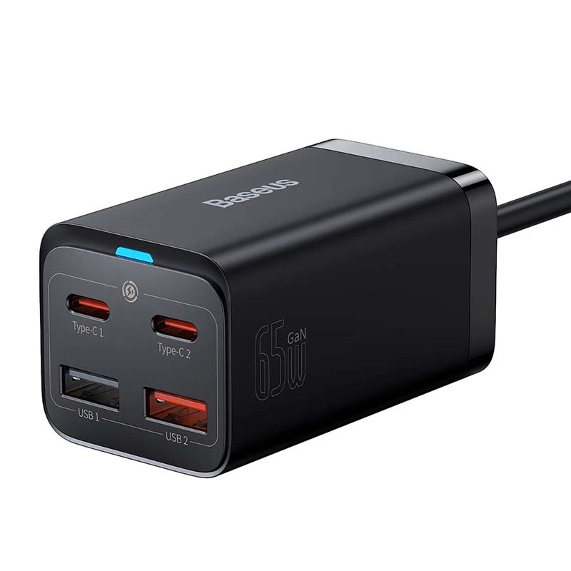 Pakrovėjas Baseus GaN3 Pro Mobilusis telefonas Planšetė Juoda AC Vidaus 15V 3A