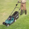 „Makita DLM382PM2“ – vejapjovė – belaidė – 18 V – 4 Ah – 2 baterijos – 3700 1/min – 38 cm – 16,9 kg