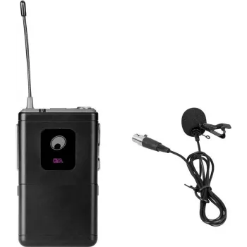 Lavalier mikrofonas Omnitronic UHF-E Series 531,9 MHz — laidinis lavalier, skirtas UHF belaidėms sistemoms