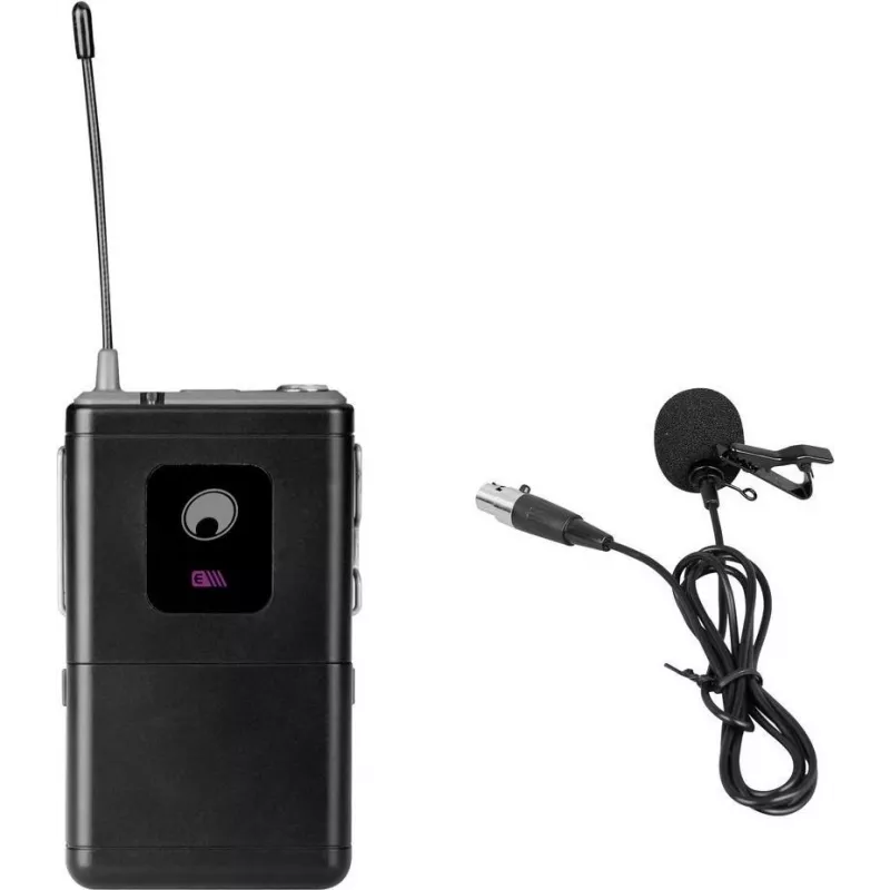Lavalier mikrofonas Omnitronic UHF-E Series 531,9 MHz — laidinis lavalier, skirtas UHF belaidėms sistemoms