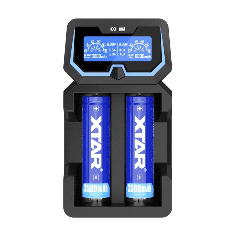 XTAR X2 akumuliatoriaus įkroviklis Li-ion 18650