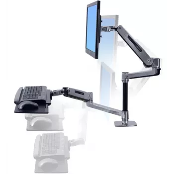 ERGOTRON WorkFit-LX, sėdimo-stovimo darbo stalo tvirtinimo sistema