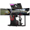 Next Level Racing Elite Quad Monitor Stovas Juoda Edicija NLR-E037 - monitorio laikiklis