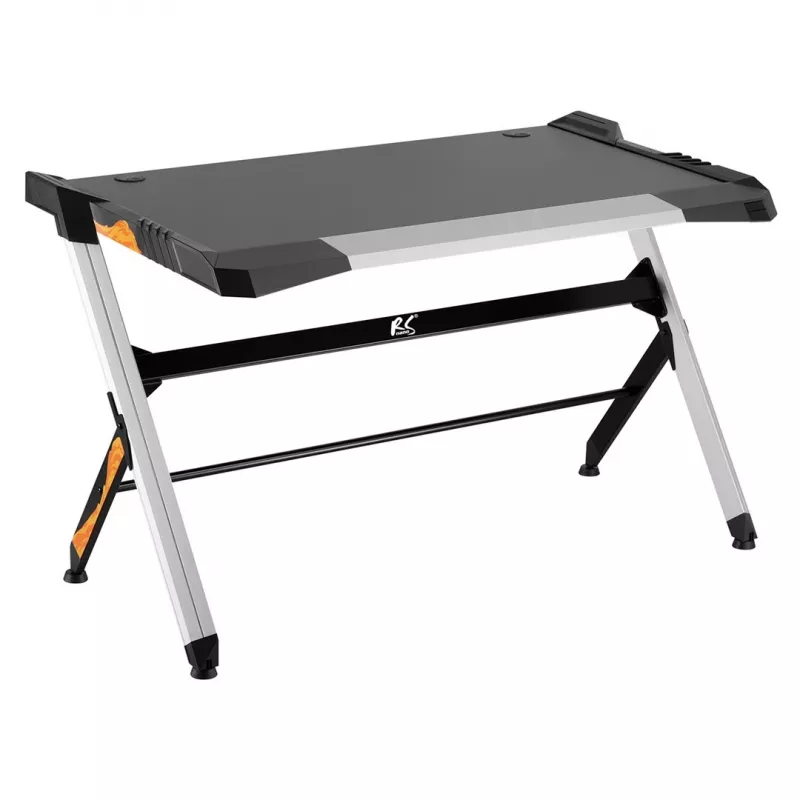 Žaidimų stalas nano rs RS150 juodas didelis RGB LED, 780 mm aukštis, 50 kg maks. apkrova