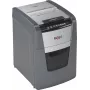 Rexel Optimum Auto+ 100M popieriaus smulkintuvas, mikro pjovimas, 55 dB, 22 cm, juoda, pilka