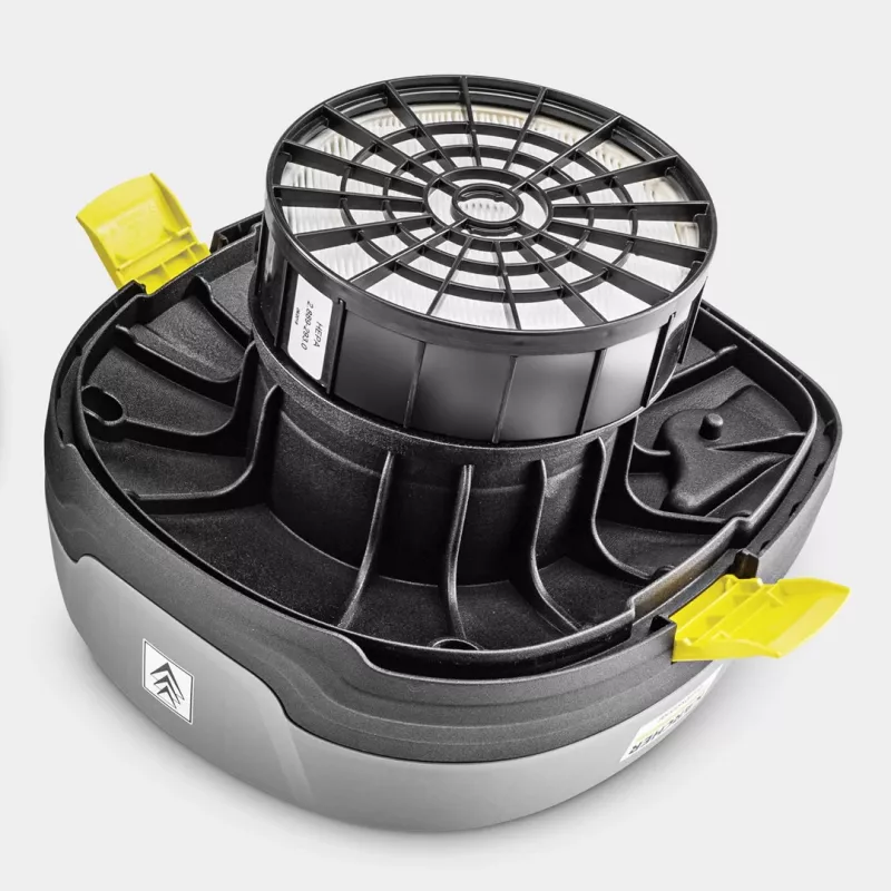 Būgninis dulkių siurblys Karcher AG T 11/1 Classic — sausas siurbimas, 11 L dulkių talpa, 850 W, 23,5 kPa, 2 m žarna, teleskopinis vamzdis