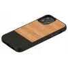 Apsauginis telefono dėklas Man and Wood, skirtas iPhone 12 mini, Herringbone Nero Juoda