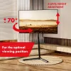 TV grindų stovas MACLEAN MC-494 32–70 colių televizoriams, VESA iki 400×400 mm, maks. apkrova 40 kg, pakreipimas 70°