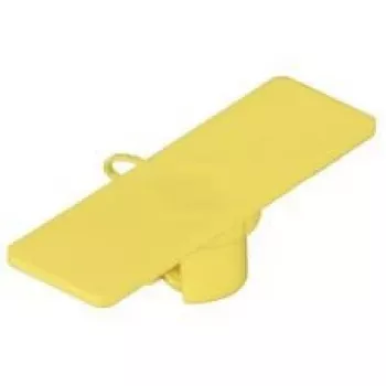 Kabelių identifikavimo žymės Juoda Box FT911 Geltonos 5/8 col. P x 2 col. Il Pakuotėje 100 vnt.
