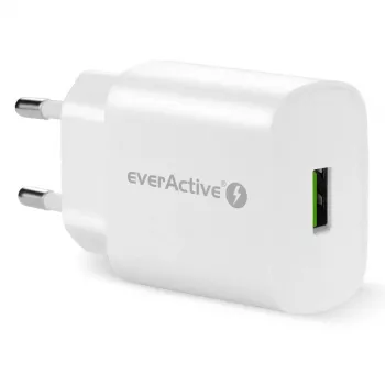 PHONE CHARGER 1X USB 18 W QC 3.0 WHITE