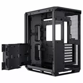 APNX V1-W-BK-v1 Midi bokštas juodas, mediena