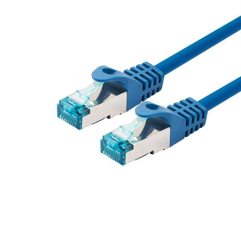 Tinklo kabelis LOGON SSTP Cat5e 0,15 m RJ-45–RJ-45 Mėlynas