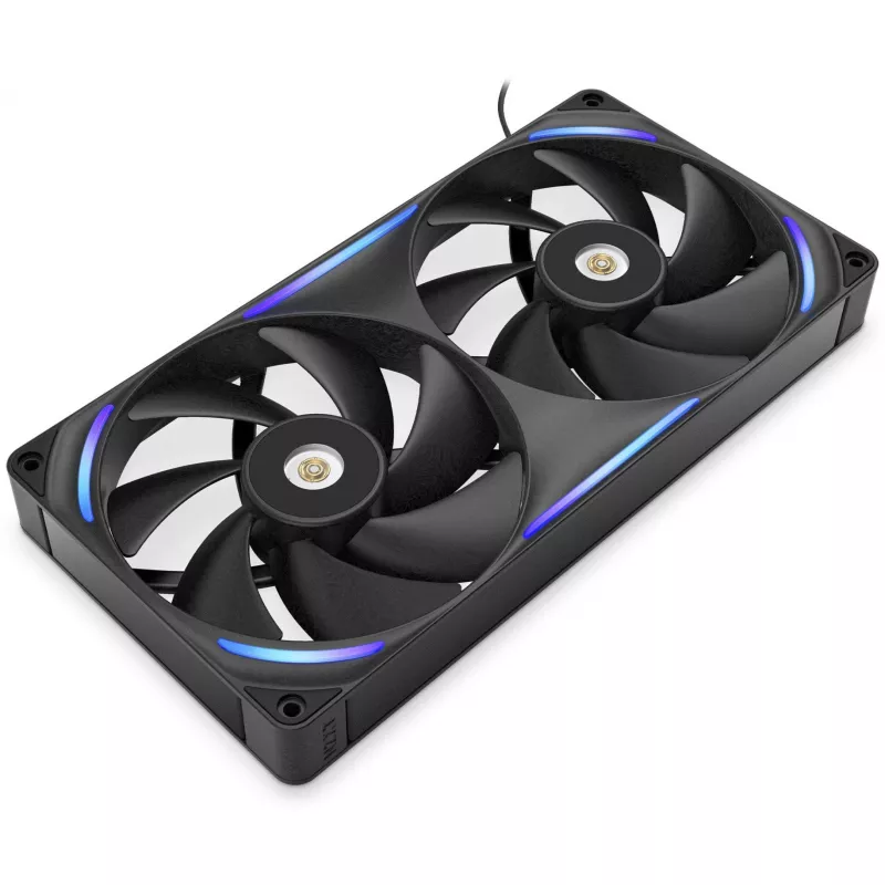 Kompiuterio korpuso ventiliatorius NZXT F280X 140 mm Juodas, 1 vnt., 280 × 140 × 30 mm