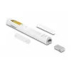 DeLOCK USB lazerinis pranešėjas baltas belaidis USB RF nano imtuvas
