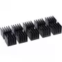 Alphacool GPU RAM aliuminio radiatoriai 15x15mm - juodi 10 vnt. (17155)