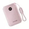 Išorinė baterija Vention FKAP0-C 10000 mAh, 2× USB-C + 1× USB-A, 22.5 W, rožinė