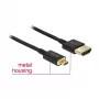 HDMI laidas DeLOCK 85119 0,25 m A tipo D tipo juodas