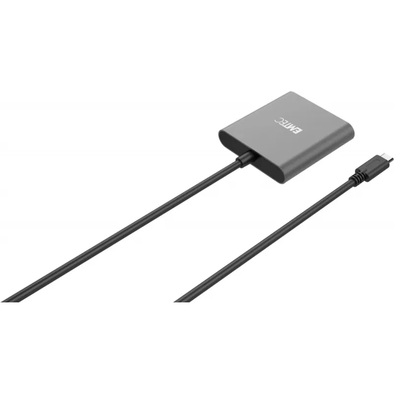 Kortelių skaitytuvas Emtec ECCAREADT610C USB 3.1 pilkas