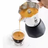 Moka puodas Bialetti Brikka 0,17 l — kaitlentės espreso virimo aparatas, 4 puodeliai, aliuminis, ne indukcinis