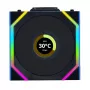 Ventiliatorius Lian Li UNI FAN SL Wireless LCD 120 juodas 3 vnt.