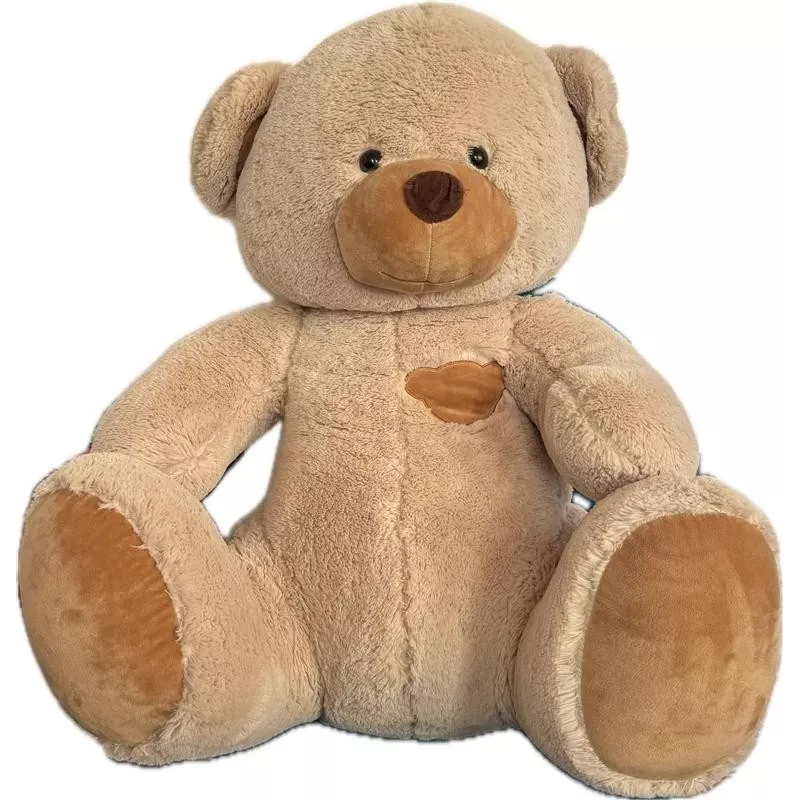 Plush bear TULILO Oktawian 75 cm Creamy – minkštas žaislas, 75 cm aukščio, kreminė spalva