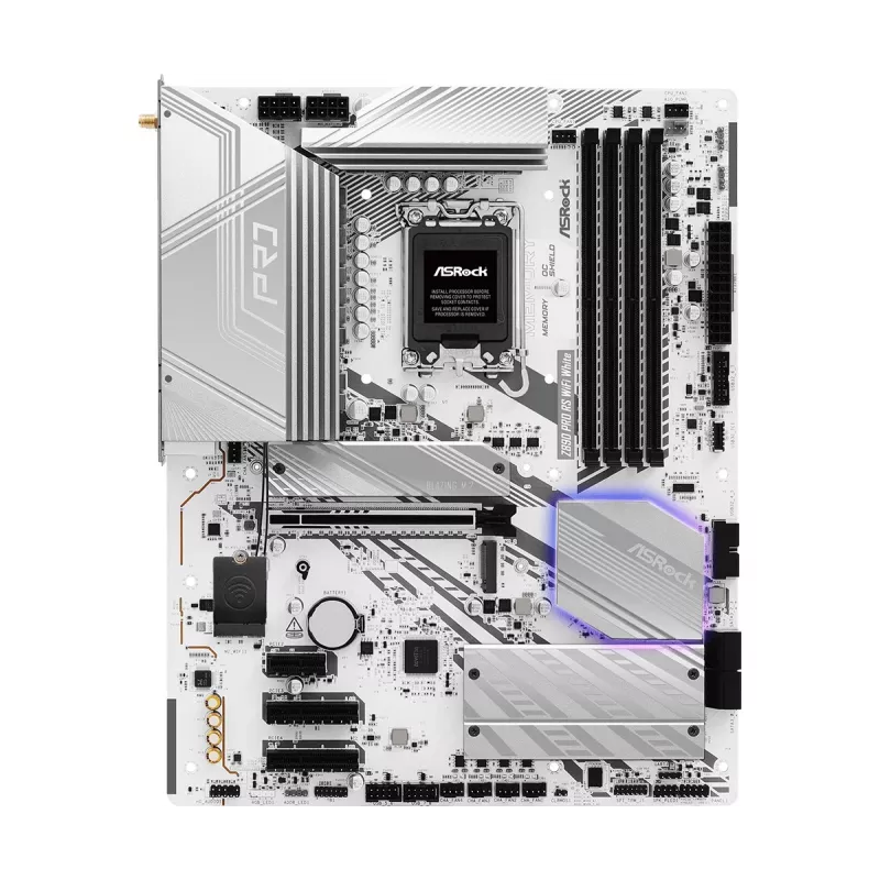 Motininė plokštė ASRock Z890 Pro RS WiFi White Intel Z890 LGA 1851 ATX