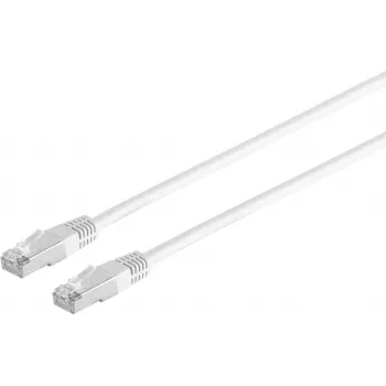 S/CONN Cat 6 S/FTP 0,5 m tinklo kabelis, baltas Cat6 S/FTP S-STP