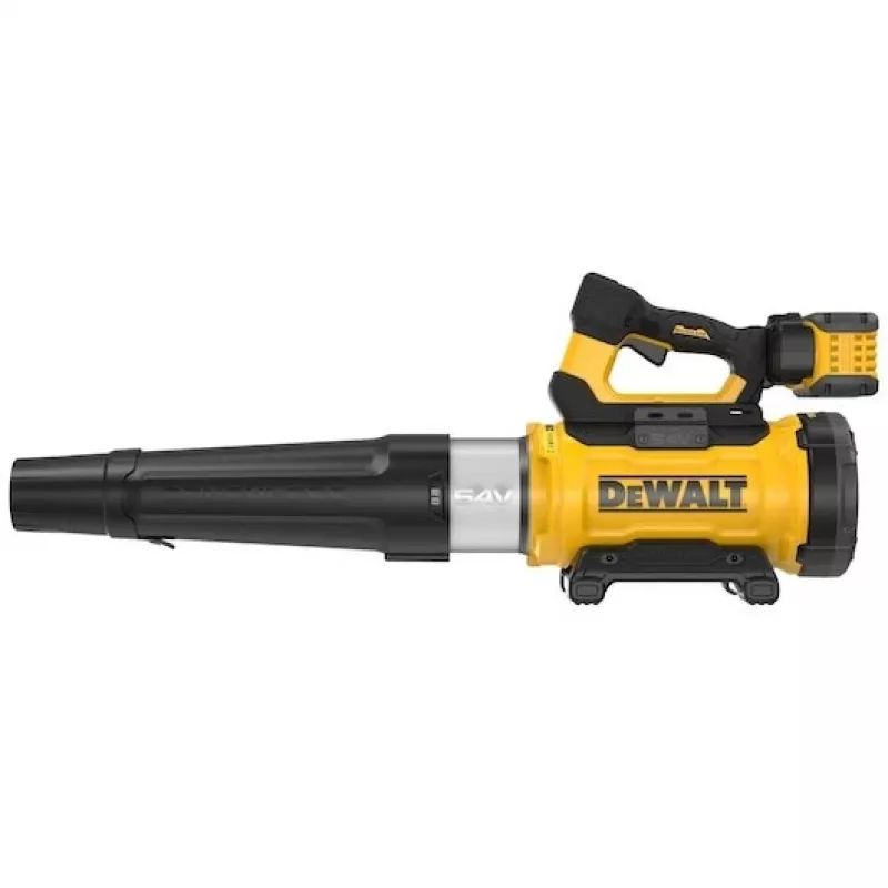 Rankinis lapų pūstuvas DeWalt DCMBL777X1-QW — bešepetėlis variklis, 21,5 m³/min, 258 km/h, 9 Ah baterija, 3 greičio nustatymai, 3,2 kg