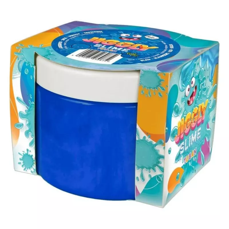 TUBAN Jiggly Slime blu blueberry 500g — sensorinis glitėsiai 500 g